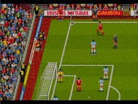 une photo d'Ã©cran de European Club Soccer sur Sega Megadrive